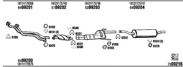 Exhaust System BW52522A