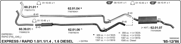 Exhaust System 566000040