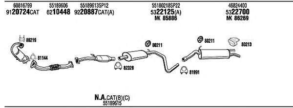 Exhaust System FIT17909