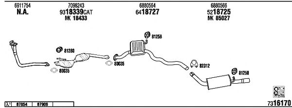 Exhaust System FO60399
