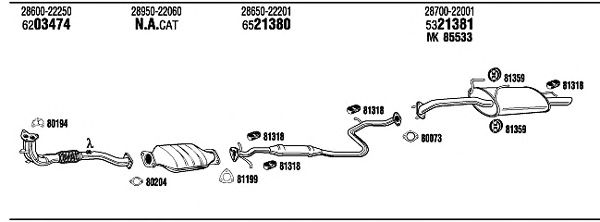 Exhaust System HY40011