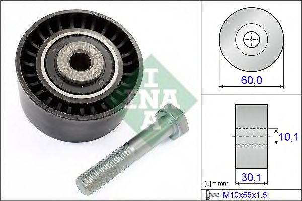 Deflection/Guide Pulley, timing belt 532 0020 10