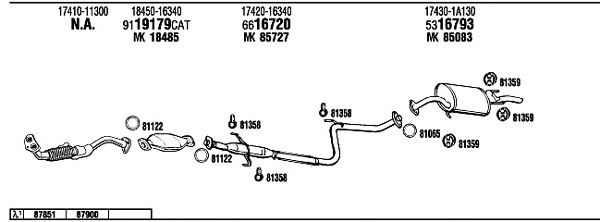 Exhaust System TO51129