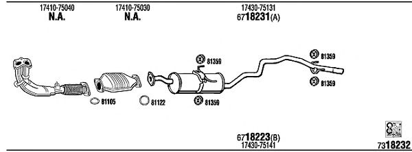 Exhaust System TO87017