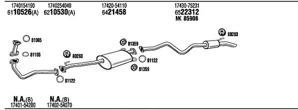 Exhaust System TO87022
