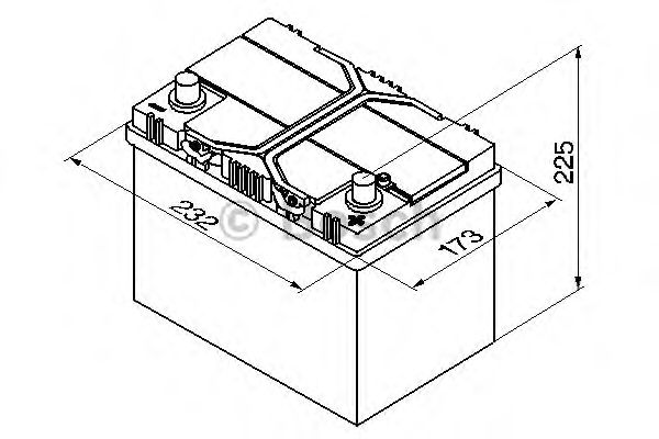 Стартерная аккумуляторная батарея; Стартерная аккумуляторная батарея 0 092 S40 240