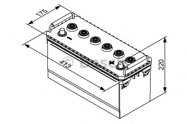 Starter Battery; Starter Battery 0 092 T30 720