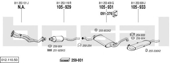 Exhaust System 012.110.50