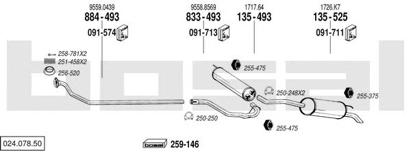 Exhaust System 024.078.50