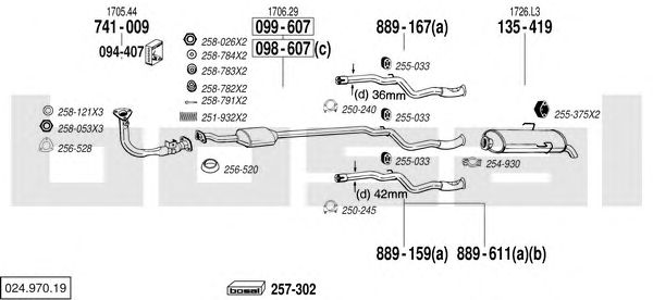 Exhaust System 024.970.19