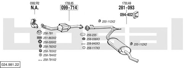 Exhaust System 024.981.22