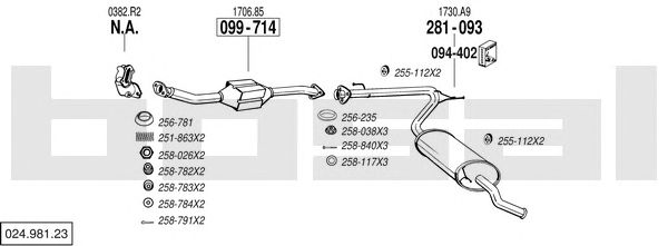 Exhaust System 024.981.23