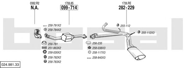 Exhaust System 024.981.33
