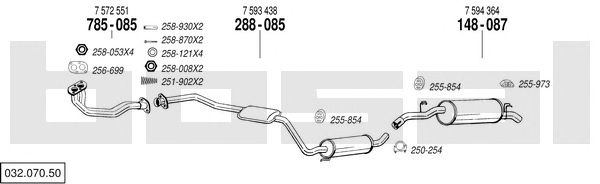 Exhaust System 032.070.50