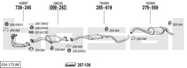 Exhaust System 034.173.96