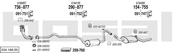 Exhaust System 034.188.50
