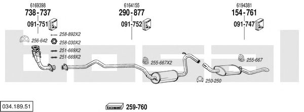 Exhaust System 034.189.51
