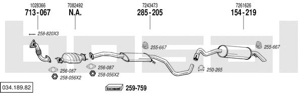 Exhaust System 034.189.82