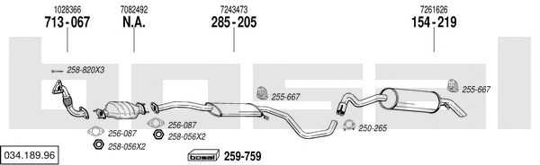Exhaust System 034.189.96