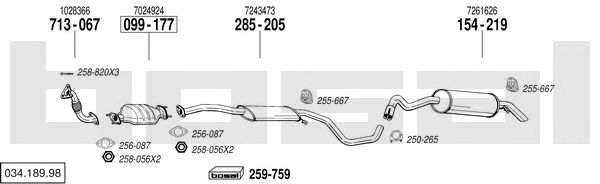 Exhaust System 034.189.98