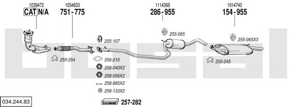 Exhaust System 034.244.83