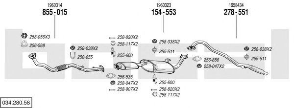 Exhaust System 034.280.58
