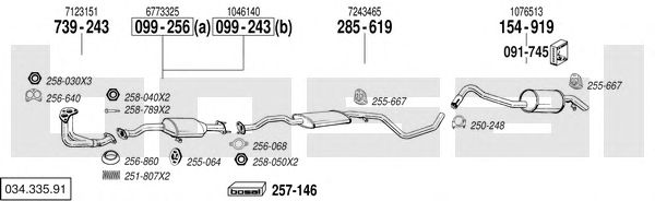 Exhaust System 034.335.91