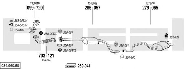 Exhaust System 034.960.50