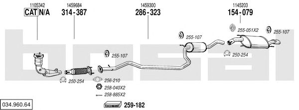 Exhaust System 034.960.64