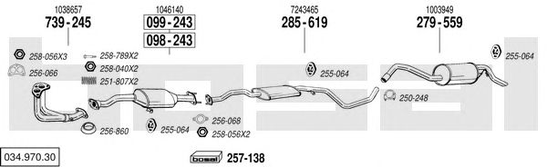 Exhaust System 034.970.30