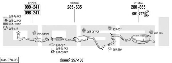 Exhaust System 034.970.98