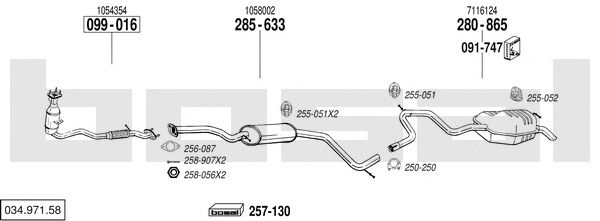 Exhaust System 034.971.58