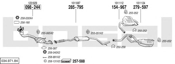 Exhaust System 034.971.84