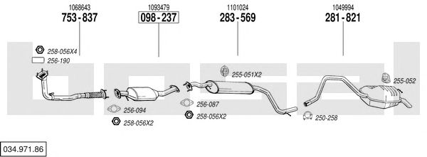 Exhaust System 034.971.86