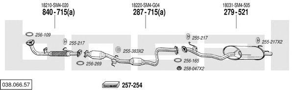 Exhaust System 038.066.57