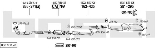 Exhaust System 038.066.70