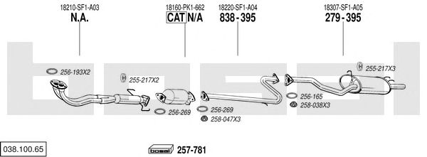 Exhaust System 038.100.65