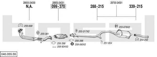 Exhaust System 040.055.55