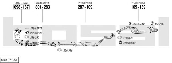 Exhaust System 040.971.51