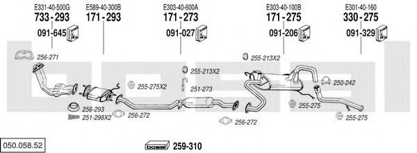 Exhaust System 050.058.52