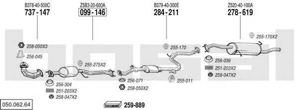 Exhaust System 050.062.64