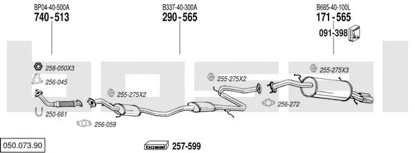 Exhaust System 050.073.90