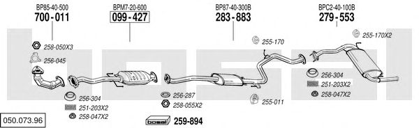 Exhaust System 050.073.96