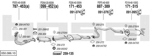 Exhaust System 050.086.10