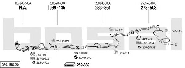 Exhaust System 050.150.20