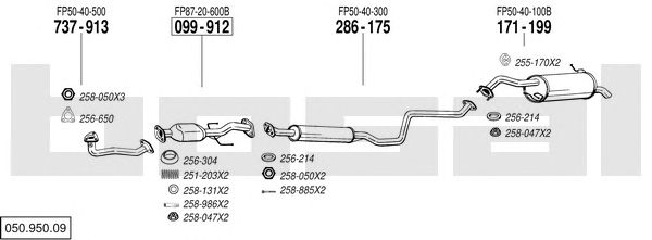 Exhaust System 050.950.09