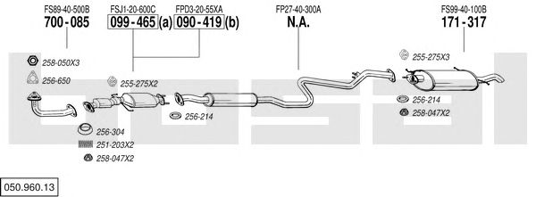 Exhaust System 050.960.13