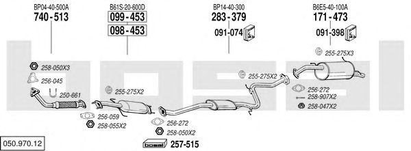 Exhaust System 050.970.12
