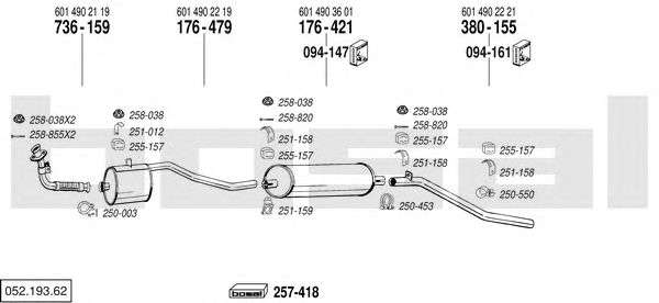 Exhaust System 052.193.62