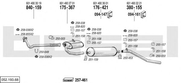 Exhaust System 052.193.68